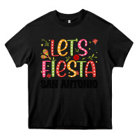 Black lets fiesta san antonio Heavy Core Tee - JahusDesignShop
