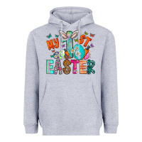 Heather Grey My 1st Easter Heavyweight Hoodie - CowhideDigitalArt
