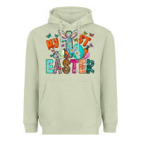 Matcha My 1st Easter Heavyweight Hoodie - CowhideDigitalArt