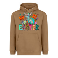Toasted Coconut My 1st Easter Heavyweight Hoodie - CowhideDigitalArt