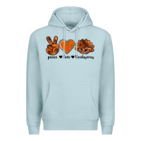 Blue Mist peace love thanksgiving bbs Premium Hoodie - BundleAndBundleShop