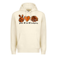 Sandshell peace love thanksgiving bbs Premium Hoodie - BundleAndBundleShop