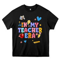 Black in my teacher era Heavy Core Tee - MaliasSmallBusiness