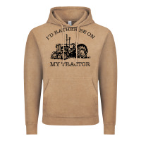 Vintage Coffee I D Rather Be On My Tractor Vintage Hoodie - Bettercallsaul