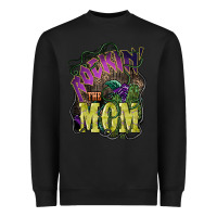 Black Rockin the mom Mother's Day Heavyweight Sweatshirt - HowdyJamesFarm