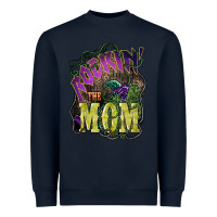 Navy Rockin the mom Mother's Day Heavyweight Sweatshirt - HowdyJamesFarm