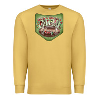 Antique Gold Christmas Pocket Premium Sweatshirt - CowhideDigitalArt