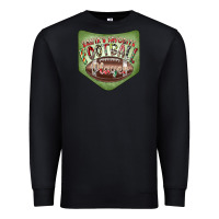 Black Christmas Pocket Premium Sweatshirt - CowhideDigitalArt