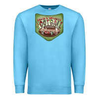 Ocean Blue Christmas Pocket Premium Sweatshirt - CowhideDigitalArt