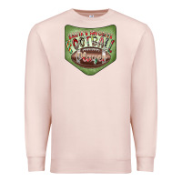 Pale Pink Christmas Pocket Premium Sweatshirt - CowhideDigitalArt