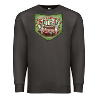 Smoke Christmas Pocket Premium Sweatshirt - CowhideDigitalArt