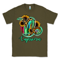 Army Green Capricorn Zodiac Classic Tee - Bettercallsaul