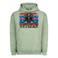 Pigment Oil Green armed forces day veteran Urban Hoodie - Artiststas