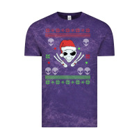 Cloud Purple alien ugly christmas Vintage Tee - Bettercallsaul