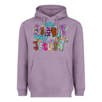 Lavender Silly Rabbit Easter Is For Jesus Heavyweight Hoodie - CowhideDigitalArt