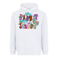 White Silly Rabbit Easter Is For Jesus Heavyweight Hoodie - CowhideDigitalArt