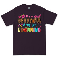 Plum its a beautiful day for learning Premium Tee - NancyCooperArtShop