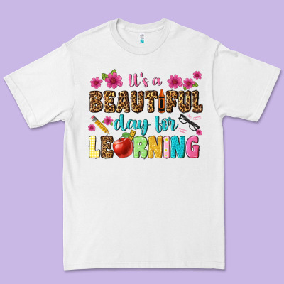 Its A Beautiful Day For Learning Premium Tee Designed By Nancycooperartshop