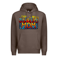 Coffee Hot mess mom Mother's Day Premium Hoodie - FaDigitalArtStudio