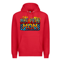 Red Hot mess mom Mother's Day Premium Hoodie - FaDigitalArtStudio