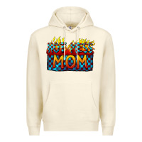 Sandshell Hot mess mom Mother's Day Premium Hoodie - FaDigitalArtStudio