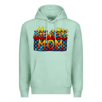Seafoam Hot mess mom Mother's Day Premium Hoodie - FaDigitalArtStudio
