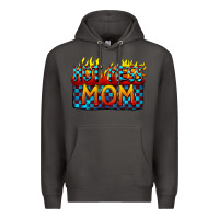 Smoke Hot mess mom Mother's Day Premium Hoodie - FaDigitalArtStudio