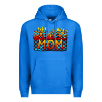 True Royal Hot mess mom Mother's Day Premium Hoodie - FaDigitalArtStudio