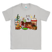 Moon Dust Christmas coffee cups with White Shepherd Classic Tee - RanaPortraitStore