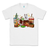 White Christmas coffee cups with White Shepherd Classic Tee - RanaPortraitStore