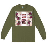 Army Green mother’s day mini flowers tumbler tbs Long Sleeve Tee - TumblerDesignByShophia