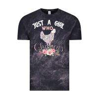 Cloud Black Just a girl who loves chickens Vintage Tee - Bettercallsaul