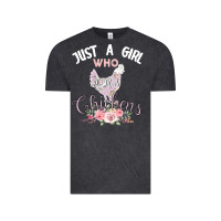 Vintage Black Just a girl who loves chickens Vintage Tee - Bettercallsaul