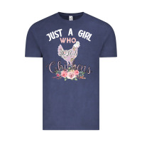 Vintage Denim Just a girl who loves chickens Vintage Tee - Bettercallsaul
