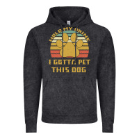 Vintage Black Hold My Drink I Gotta Pet This Dog Vintage Hoodie - Bettercallsaul