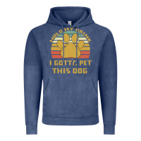 Vintage Denim Hold My Drink I Gotta Pet This Dog Vintage Hoodie - Bettercallsaul