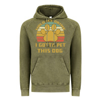 Vintage Olive Hold My Drink I Gotta Pet This Dog Vintage Hoodie - Bettercallsaul