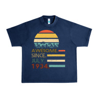 Navy Awesome Since JULY 1934 Urban Heavy Tee - Bettercallsaul