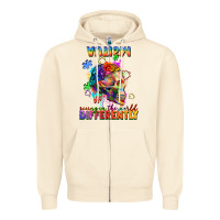 Sandshell Autism seeing in the world differently Zipper Hoodie - FaDigitalArtStudio