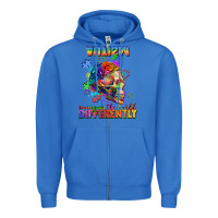 True Royal Autism seeing in the world differently Zipper Hoodie - FaDigitalArtStudio