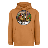Meerkat elk buck deer christmas Heavyweight Hoodie - LillyAllenDesigns