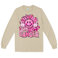 Mushroom hey cancer smiley face breast cancer Long Sleeve Tee - RanaPortraitStore