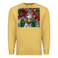 Antique Gold Chicken Premium Sweatshirt - CowhideDigitalArt