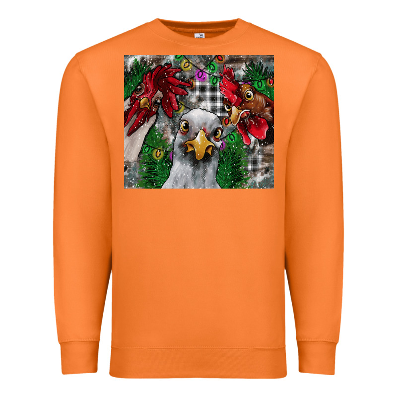 Chicken Premium Sweatshirt by CowhideDigitalArt | Teevron