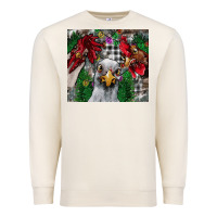 Sandshell Chicken Premium Sweatshirt - CowhideDigitalArt