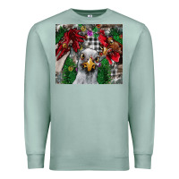 Seafoam Chicken Premium Sweatshirt - CowhideDigitalArt