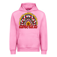Fuchsia Pink america sunflower rainbow Urban Hoodie - Artiststas