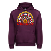 Mauve Wine america sunflower rainbow Urban Hoodie - Artiststas