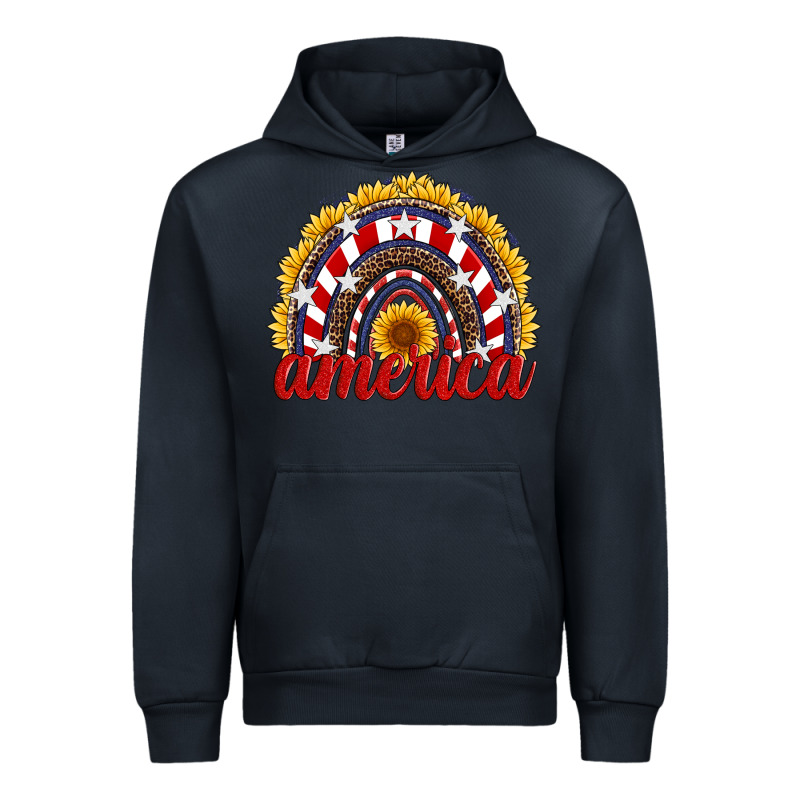 America Sunflower Rainbow Urban Hoodie by Artiststas | Teevron