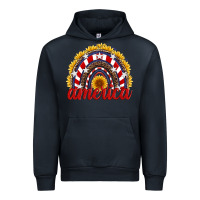 Navy america sunflower rainbow Urban Hoodie - Artiststas